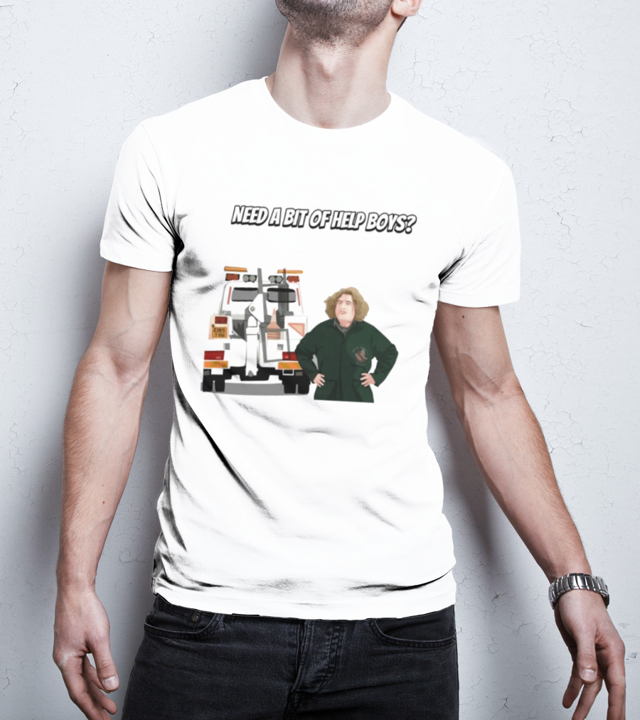 NEED A BIT OF HELP BOYS Paddy Tow Truck Raymond Stantz T-Shirt