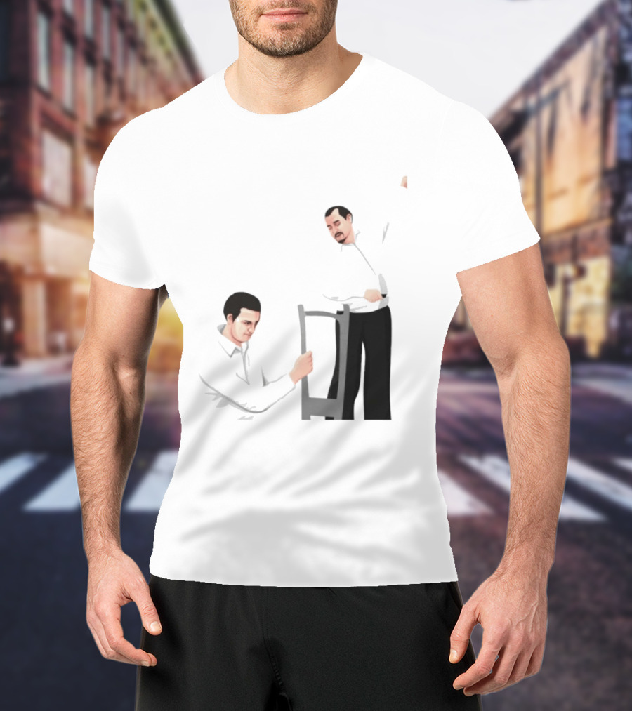 Max And Paddy Pine Barrens Christopher Moltisanti Paulie Gualtieri Chair Scene T-Shirt