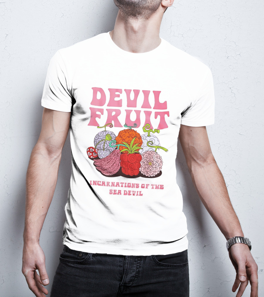 Devil Fruit Incarnations Sea Devil One Piece Anime Manga T-Shirt