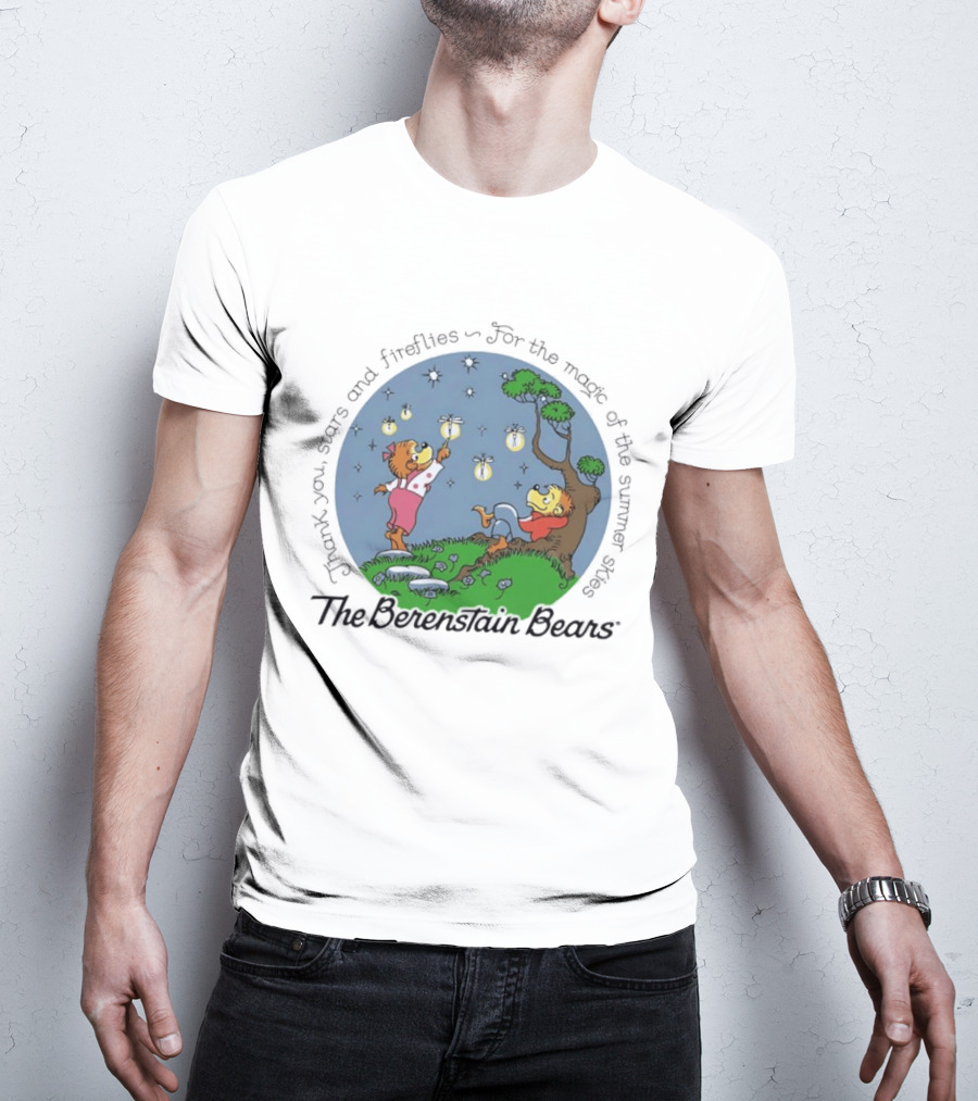 The Berenstain Bears Thank You Stars And Fireflies For The Magic Of The Summer Nights T-Shirt