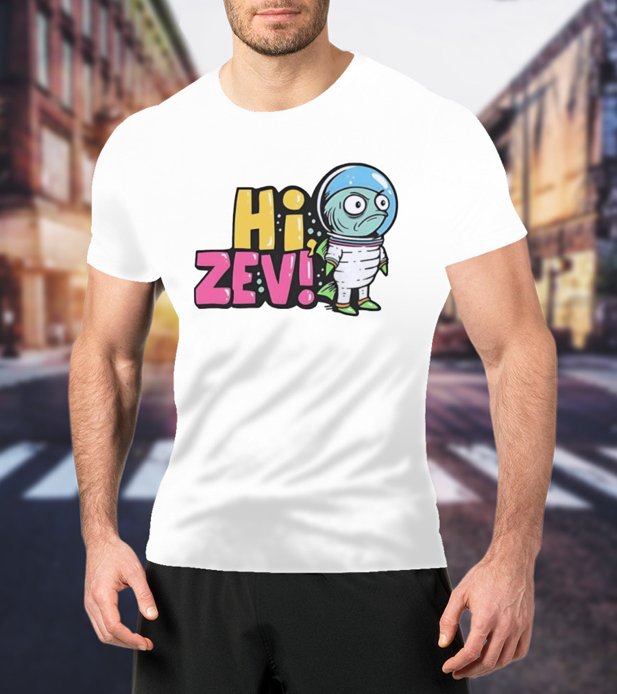 Hi Zev Astronaut Fish NBA New York Knicks Jalen Brunson Cartoon T-Shirt