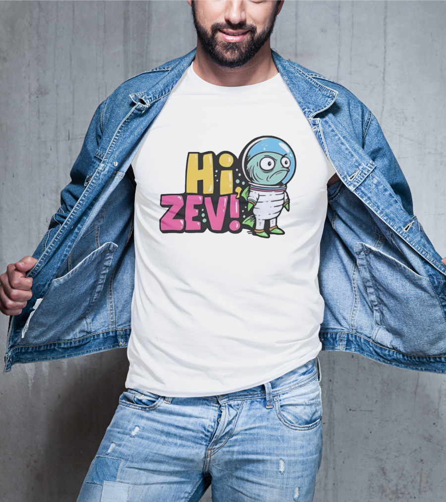 Hi Zev Astronaut Fish NBA New York Knicks Jalen Brunson Cartoon T-Shirt