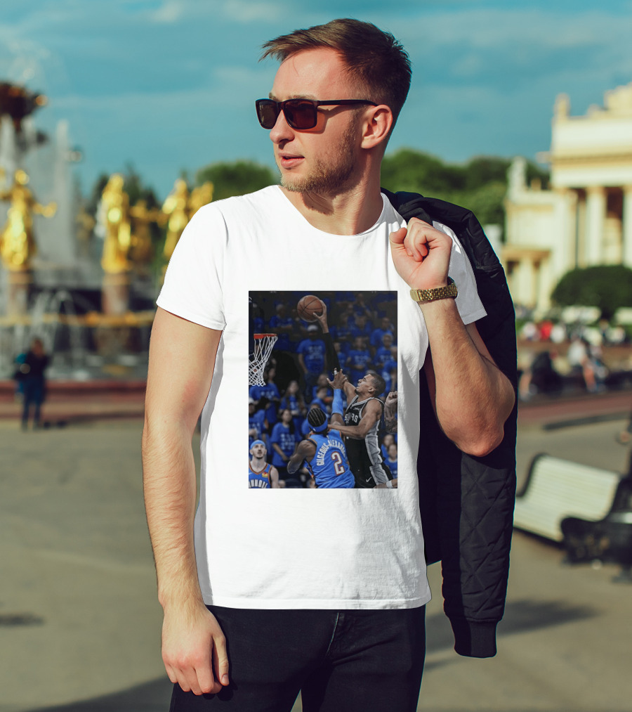 Victor Wembanyama Shai Gilgeous Alexander NBA Showdown San Antonio Spurs Vs Oklahoma City Thunder T-Shirt