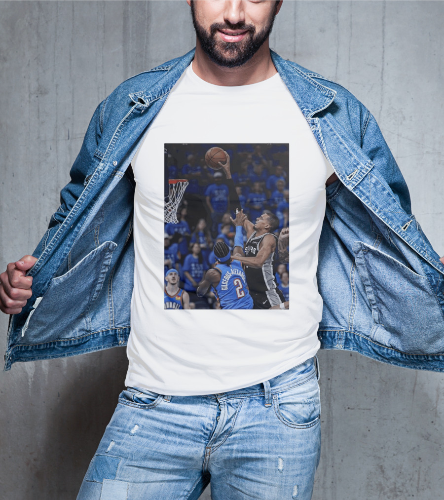 Victor Wembanyama Shai Gilgeous Alexander NBA Showdown San Antonio Spurs Vs Oklahoma City Thunder T-Shirt