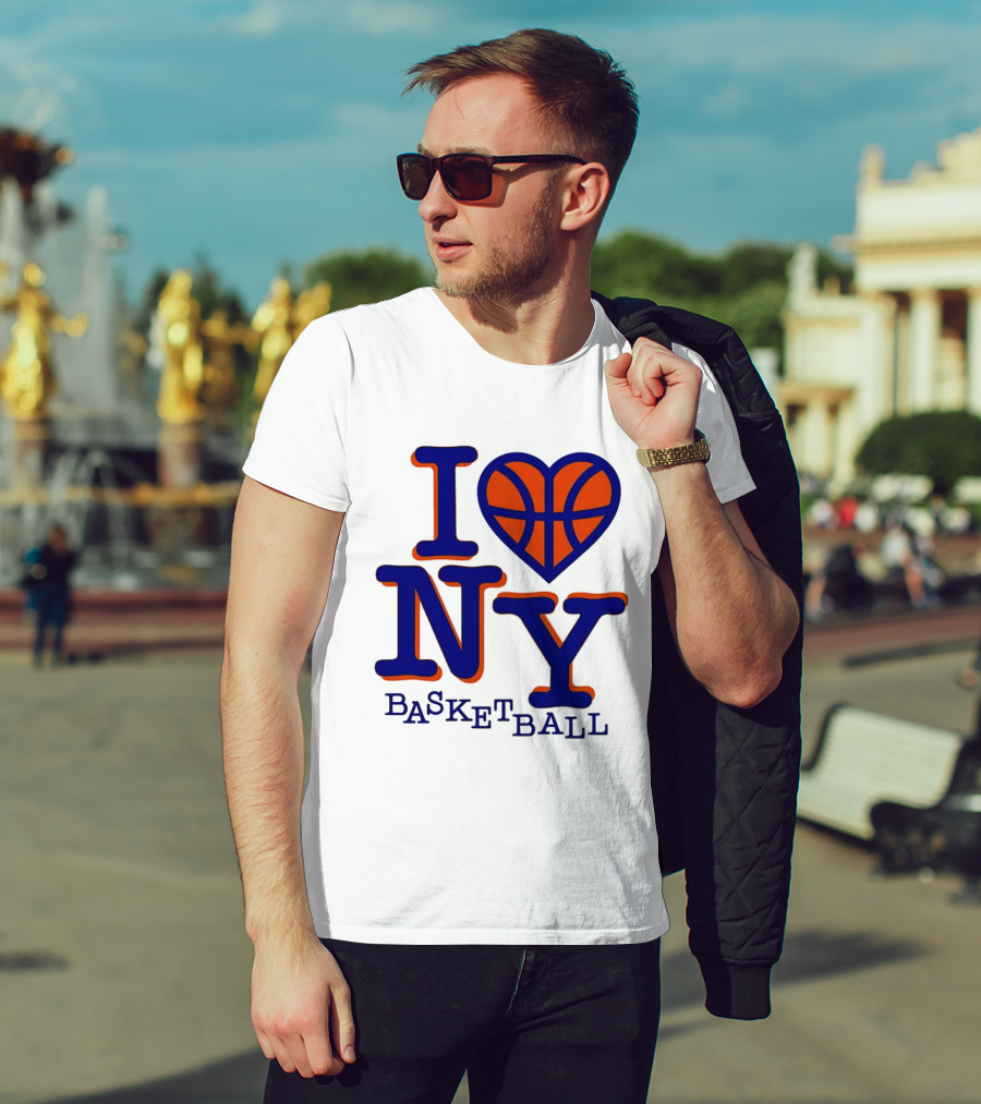 I Heart NY Basketball 2026 New York Knicks NBA T-Shirt