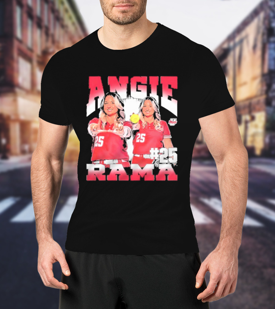 Angie Rama 25 Umass Athletics NCAA Softball T-Shirt