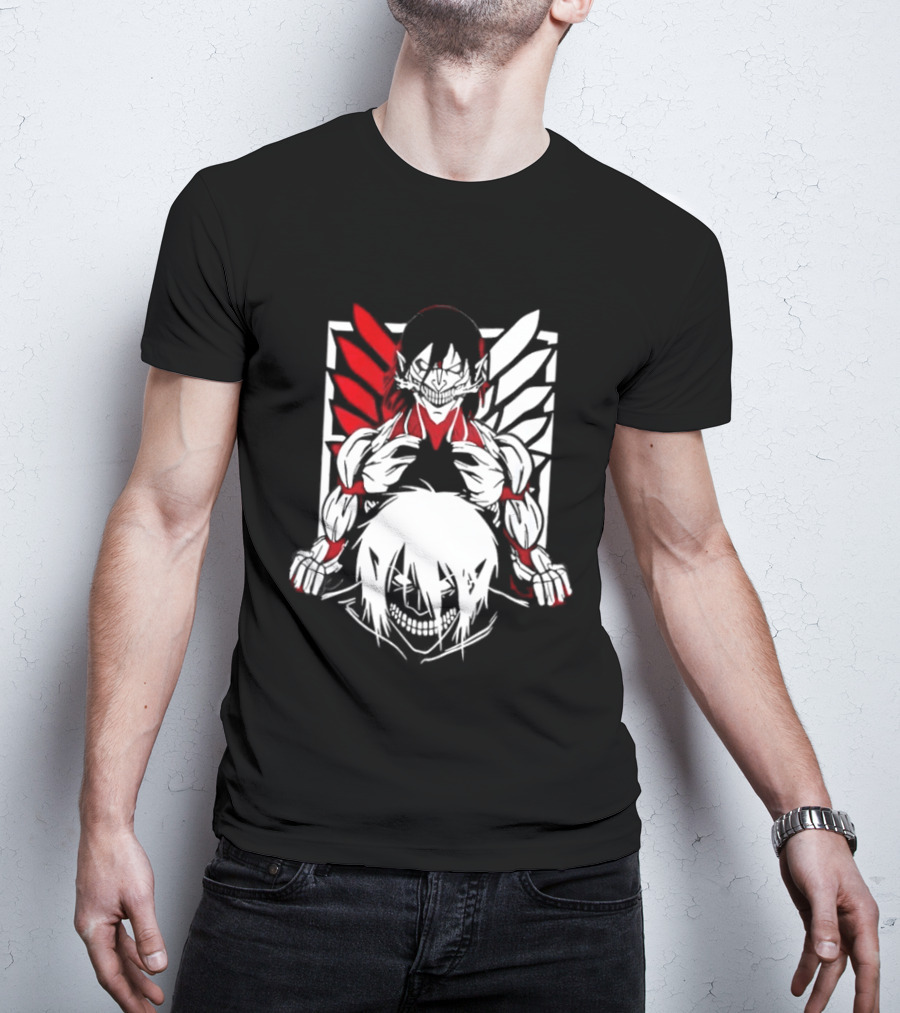 Attack On Titan Eren Yeager Female Titan Wings Of Freedom Fight For Humanity 2026 Collector's Edition T-Shirt