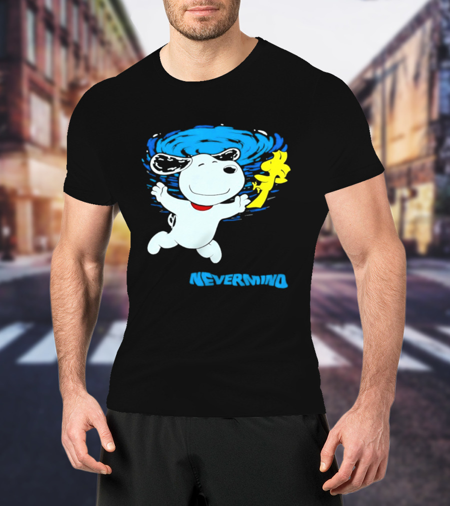 Snoopy Woodstock Nevermind Swimming Adventure T-Shirt