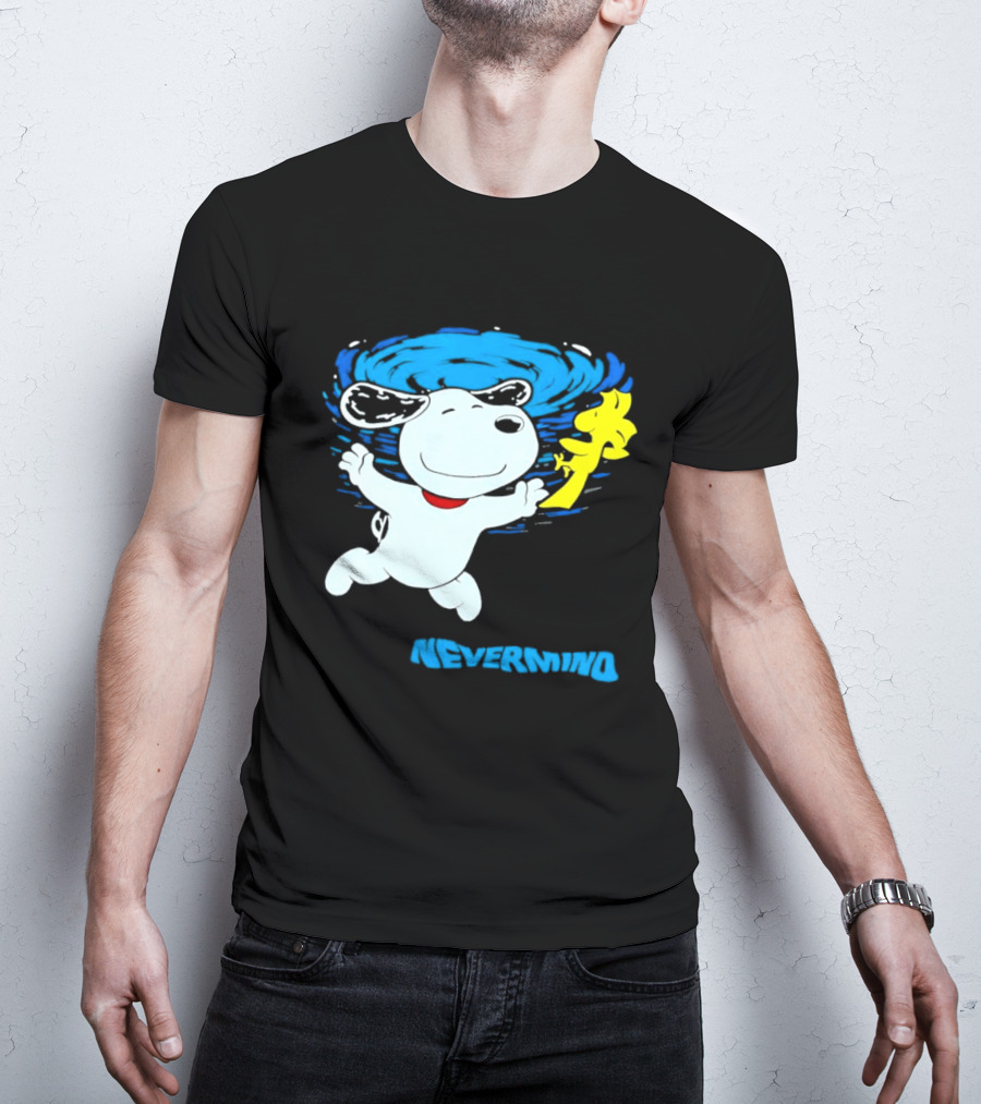 Snoopy Woodstock Nevermind Swimming Adventure T-Shirt