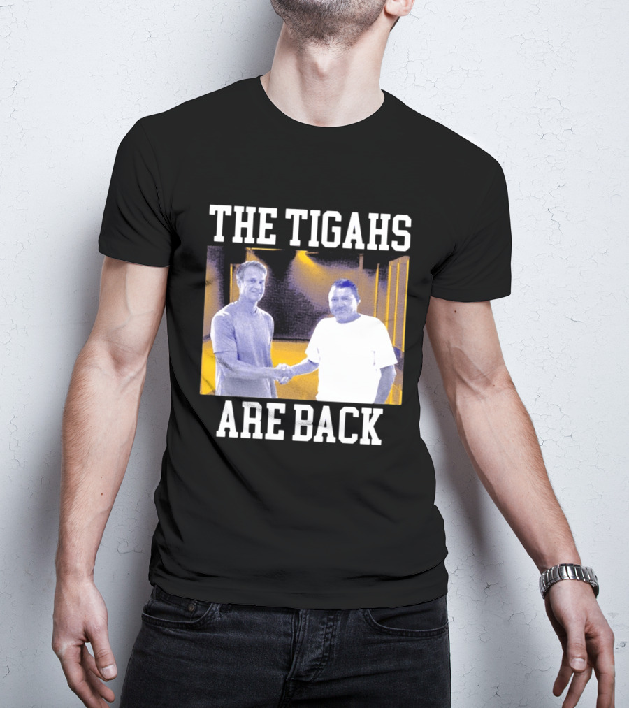 The Tigahs Are Back Brian Kelly Handshake T-Shirt
