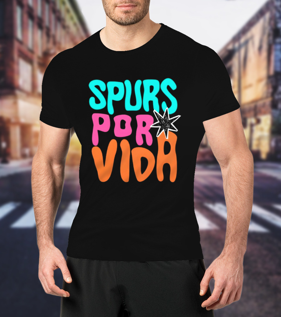 Spurs Por Vida San Antonio Basketball NBA 2026 T-Shirt