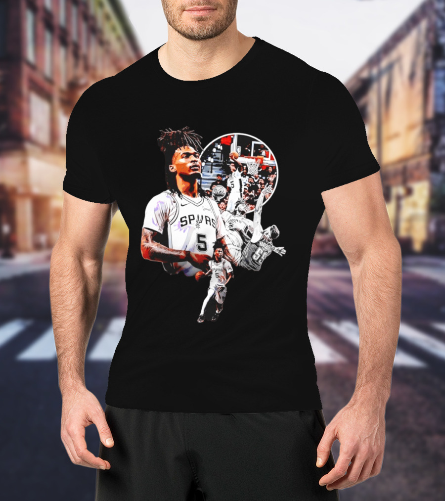 Victor Wembanyama San Antonio Spurs 2026 Basketball Game Changers T-Shirt