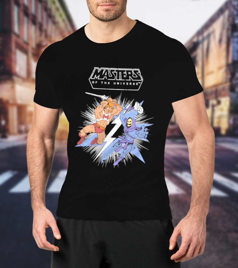 Masters Of The Universe He Man Vs Skeletor Epic Battle 2026 T-Shirt