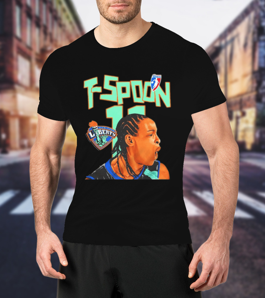 WNBA Spoon Teresa Weatherspoon New York Liberty Basketball 11 T-Shirt