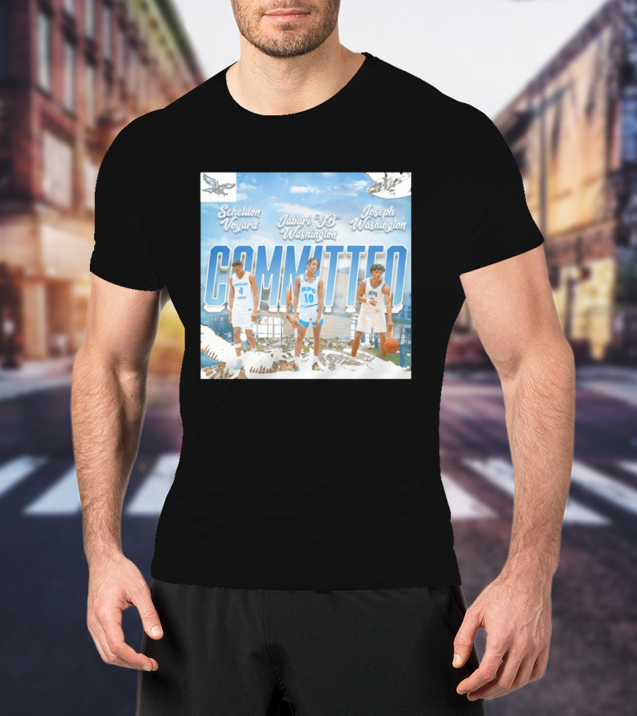 Committed Basketball Sheldon Voyard Jabari JB Washington Joseph Washington Nighthawk NPC T-Shirt