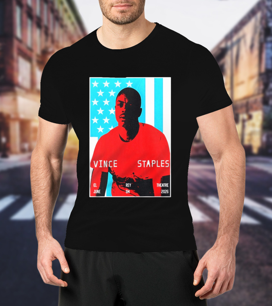Vince Staples El Rey Theatre Los Angeles June 4 2026 T-Shirt