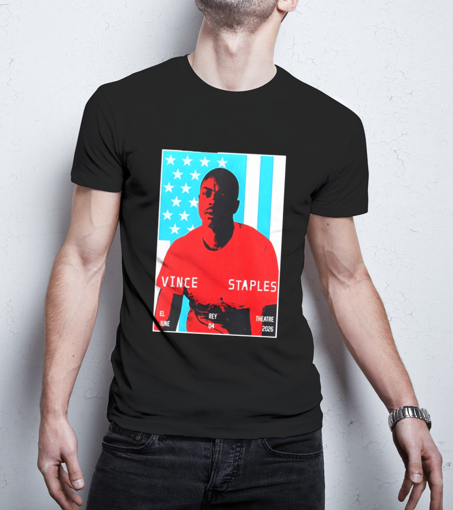 Vince Staples El Rey Theatre Los Angeles June 4 2026 T-Shirt