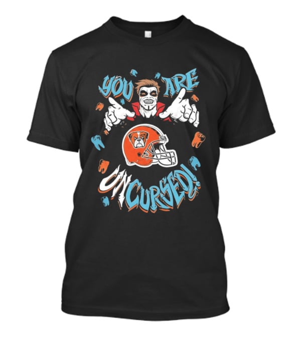 WWE Danhausen You Are Uncursed Cleveland Browns Collaboration T-Shirt