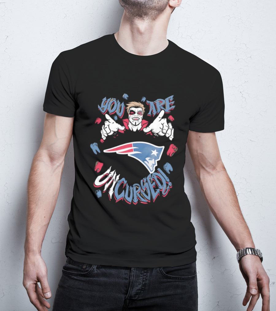 WWE Danhausen New England Patriots You Are Uncursed T-Shirt