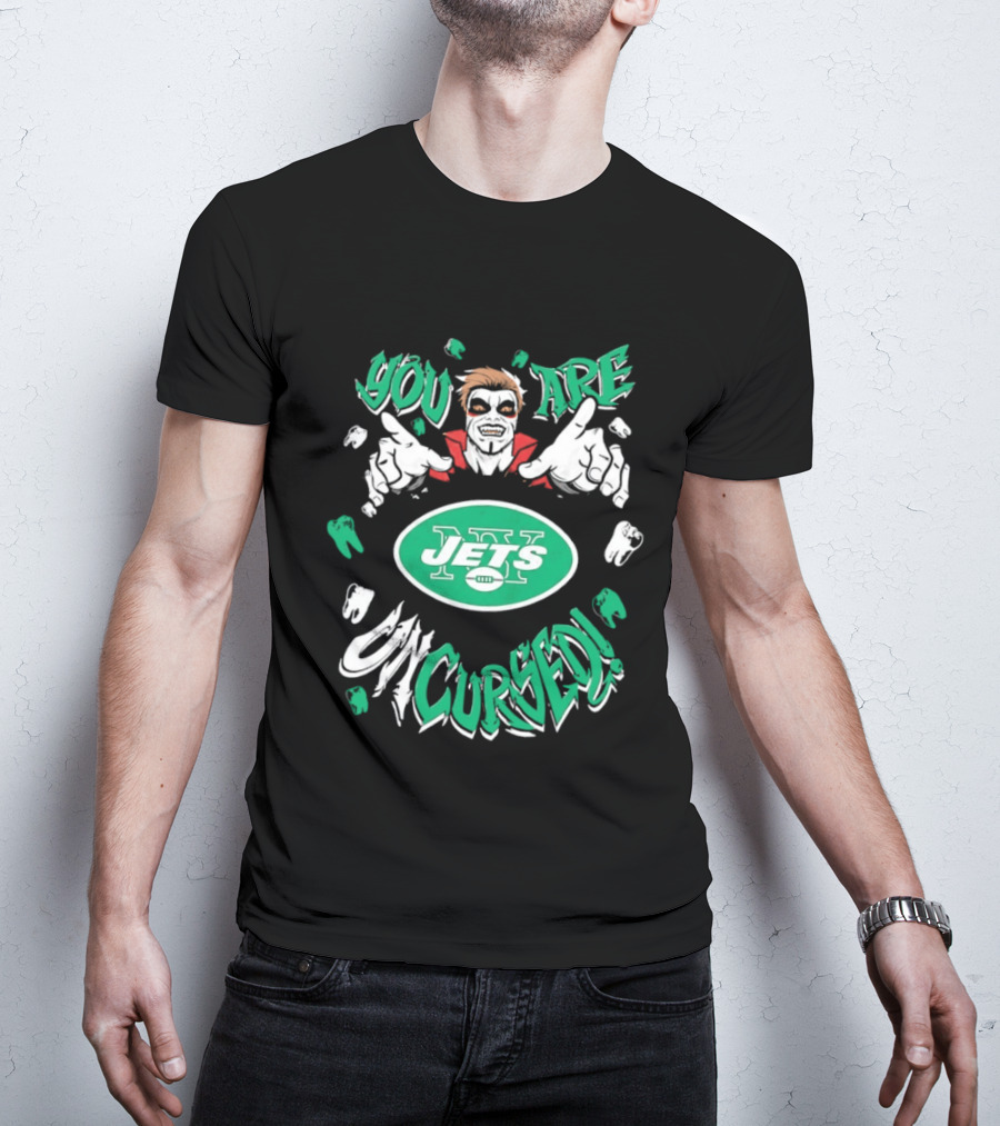 WWE You Are Uncursed Jets Danhausen X New York T-Shirt
