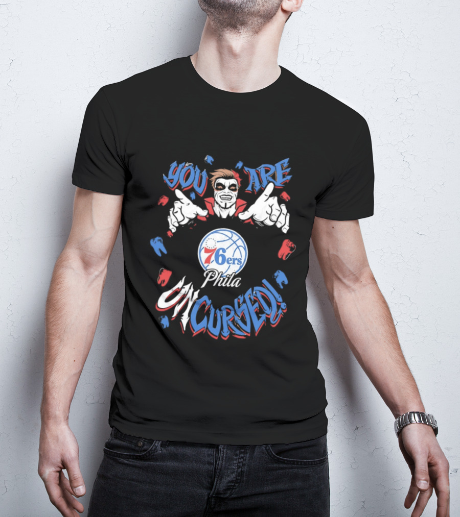 WWE Drops Danhausen X Philadelphia 76ers Phila You Are Uncursed T-Shirt