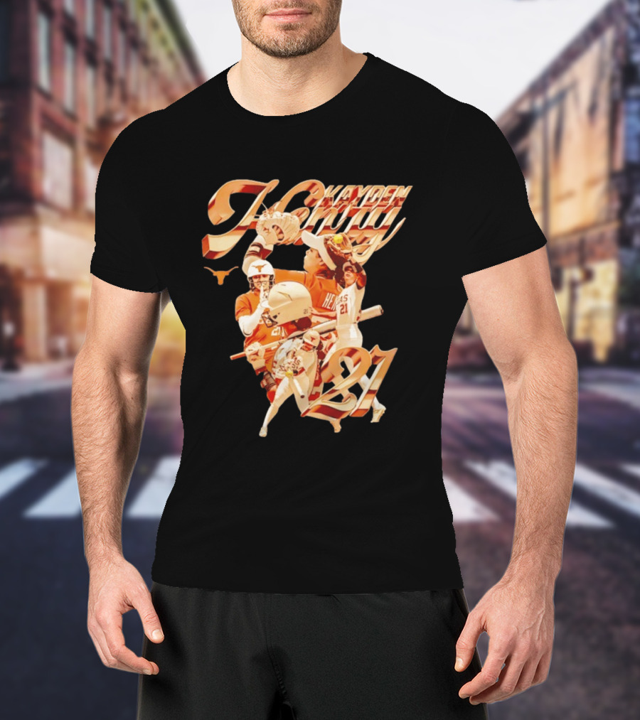 Kayden Henry Texas Longhorns 21 NCAA Softball 2026 T-Shirt