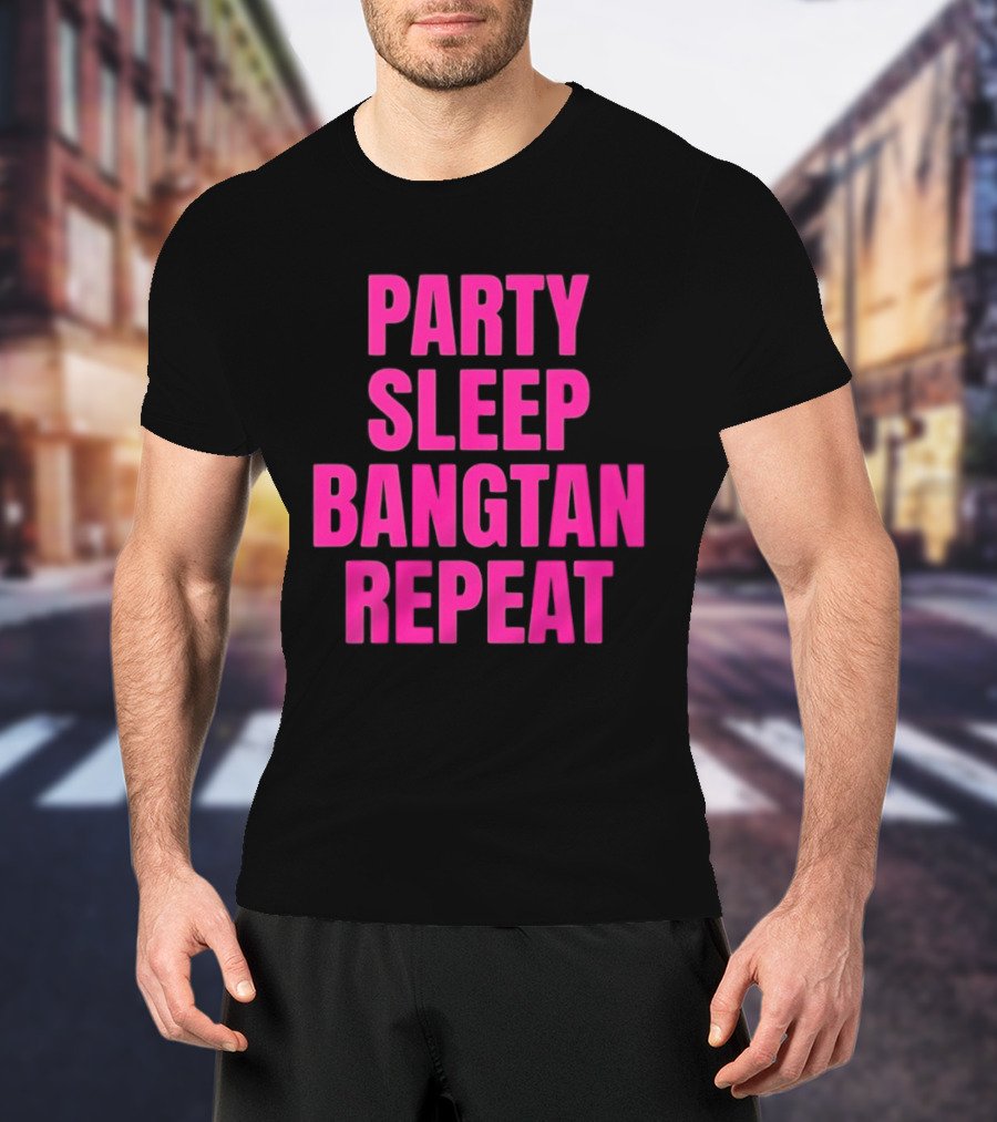 Party Sleep Bangtan Repeat BTS K Pop T-Shirt