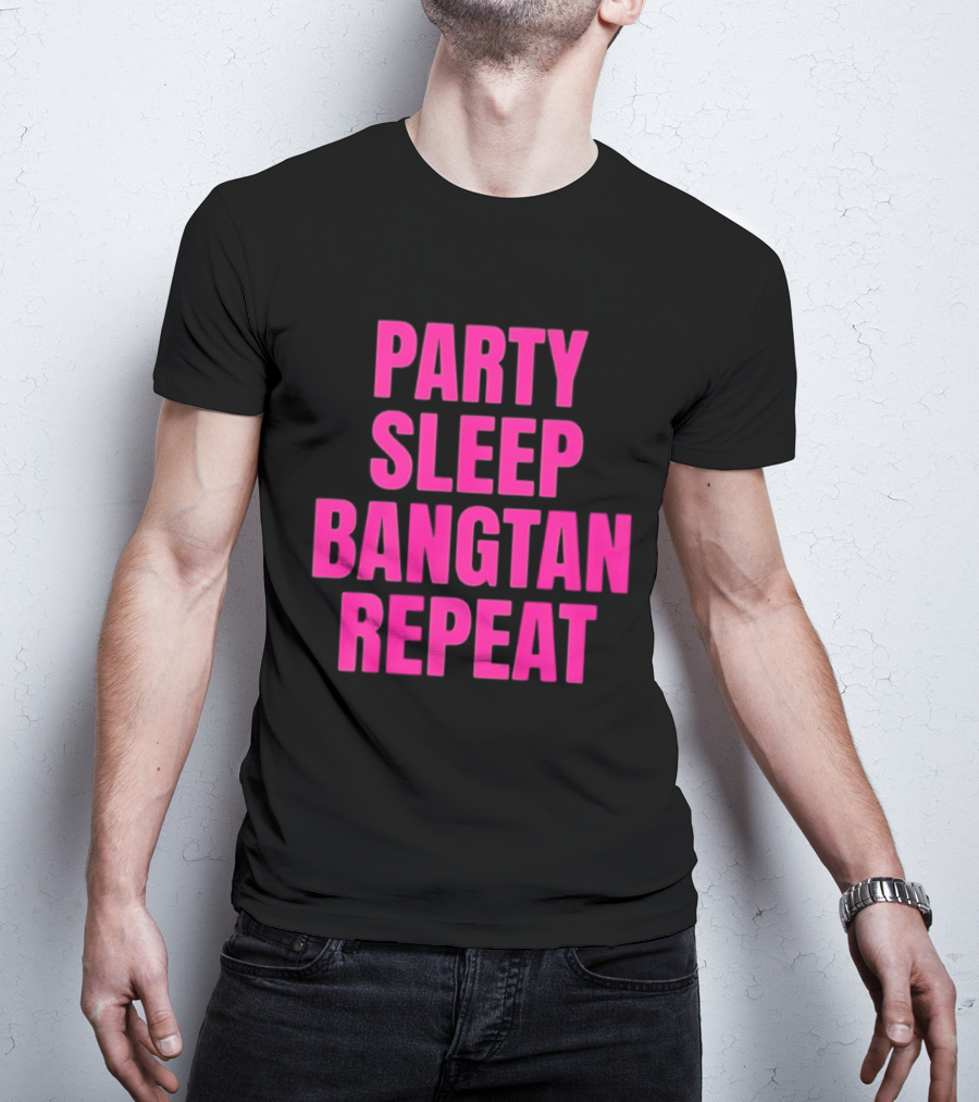 Party Sleep Bangtan Repeat BTS K Pop T-Shirt