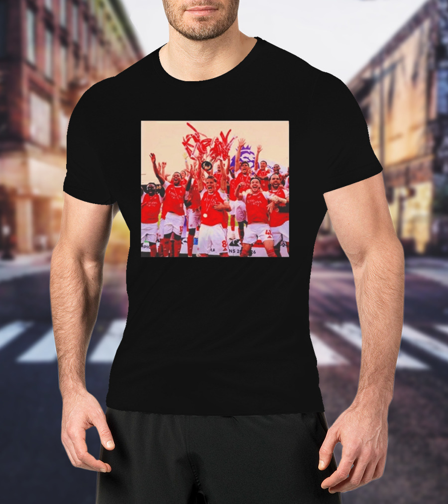 Champions Arsenal Premier League Triumph 2026 T-Shirt