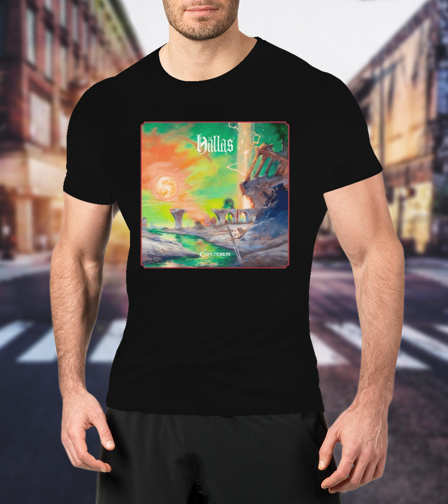 Hällas Conundrum Fantasy Moonscape Adventure T-Shirt