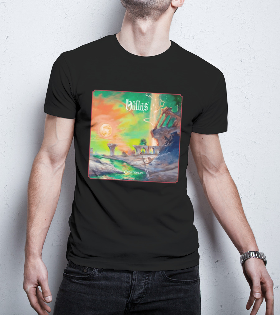 Hällas Conundrum Fantasy Moonscape Adventure T-Shirt