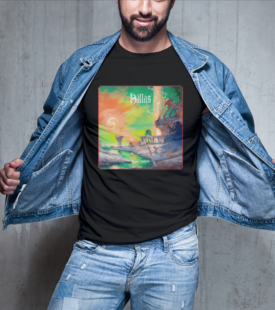 Hällas Conundrum Fantasy Moonscape Adventure T-Shirt