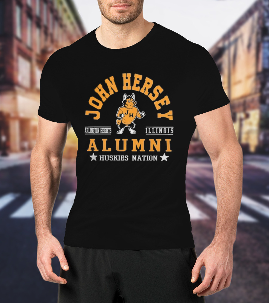 John Hersey High School Alumni Huskies Nation Illinois Pride T-Shirt
