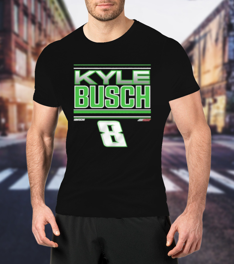Kyle Busch Number 8 Racing Nascar T-Shirt