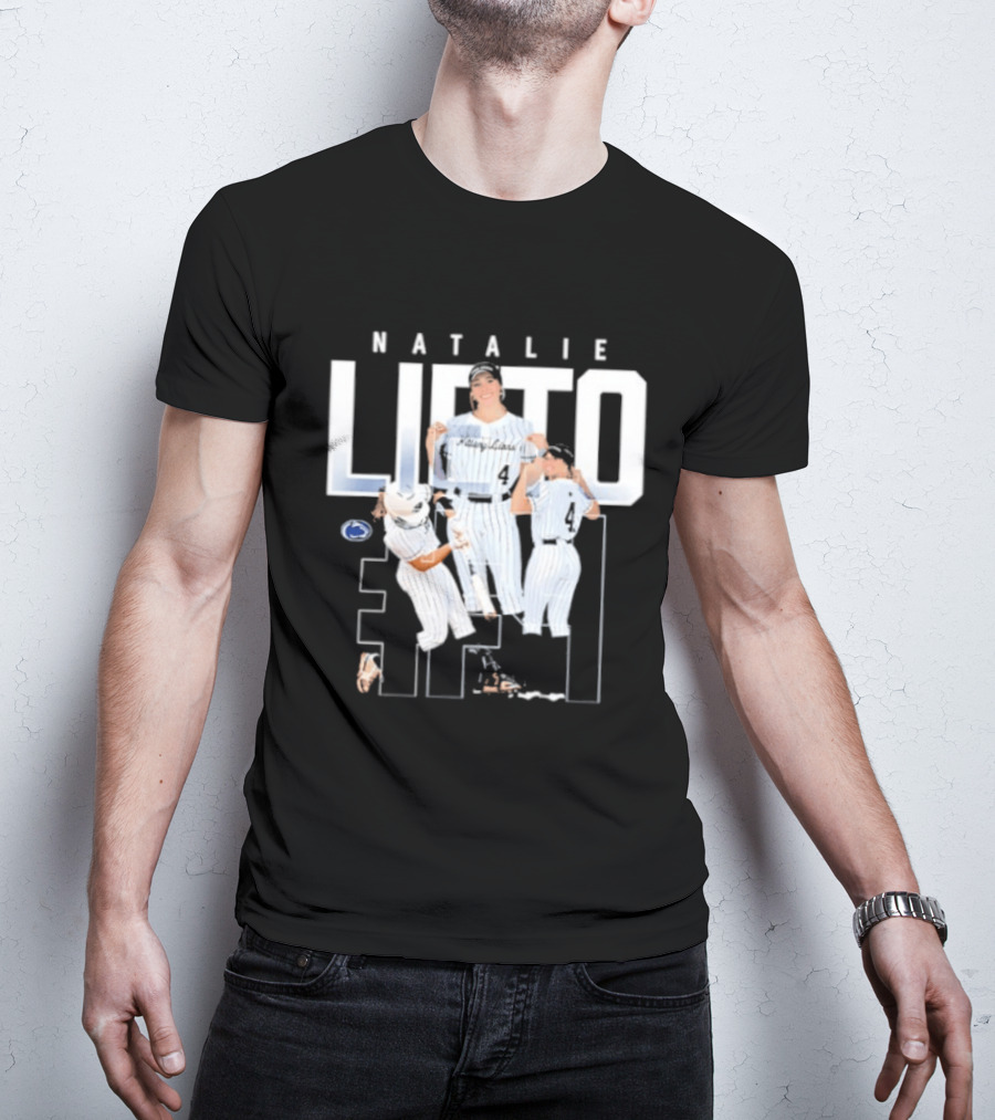 Natalie Lieto Penn State NCAA Softball Team Celebration T-Shirt