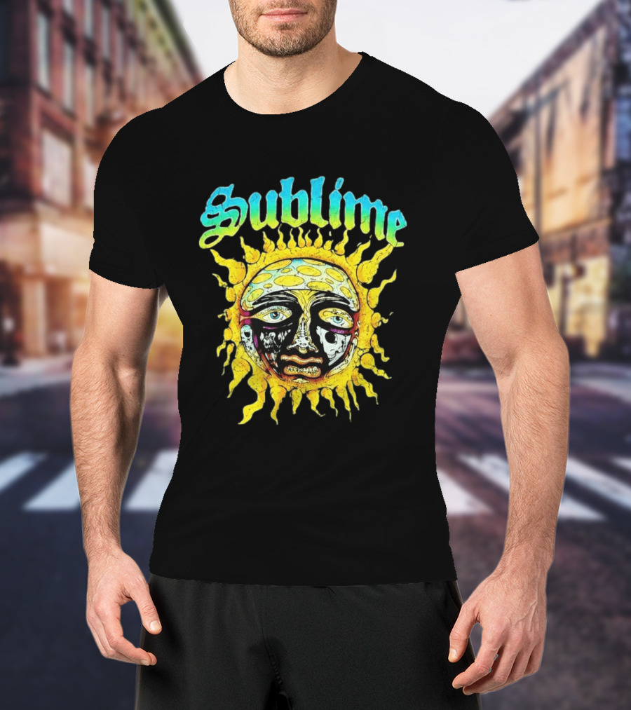 Sublime Sun Artwork Netherlands UK Tour 2026 T-Shirt