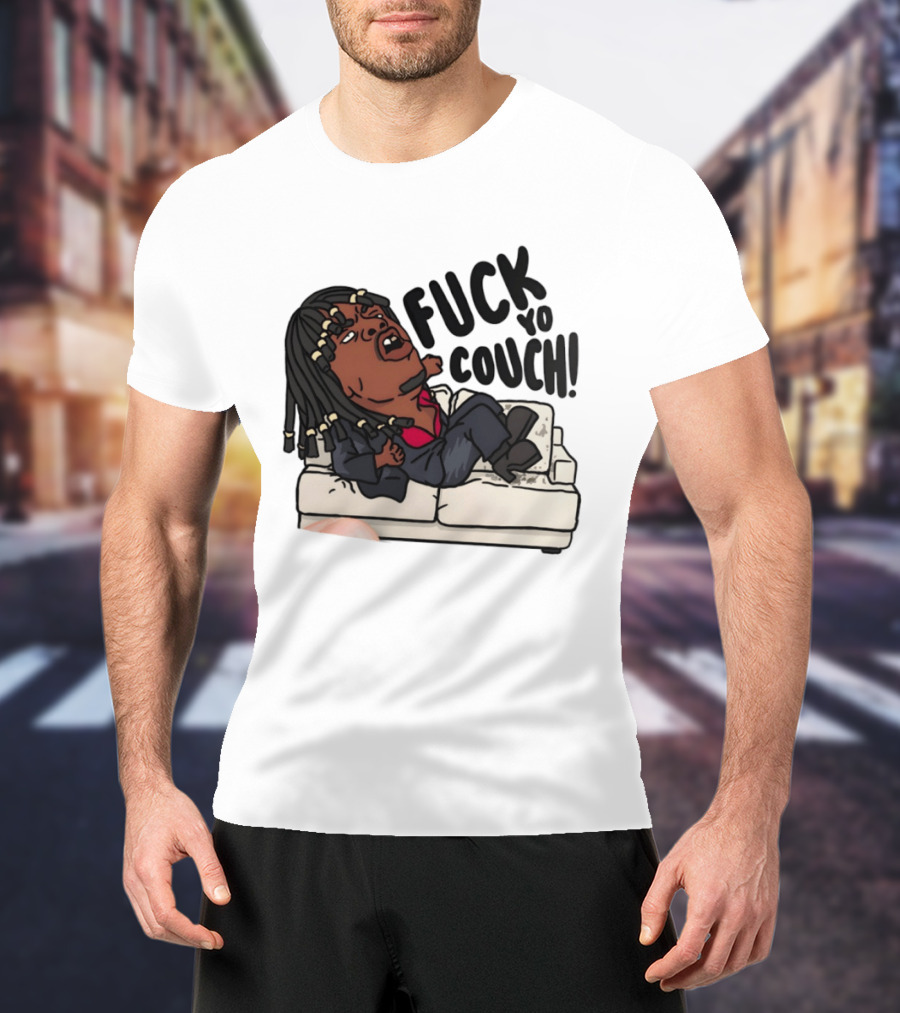 Chief Keef Fuck Yo Couch Illustrated Meme Drawing T-Shirt