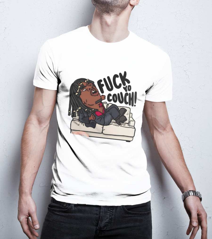 Chief Keef Fuck Yo Couch Illustrated Meme Drawing T-Shirt