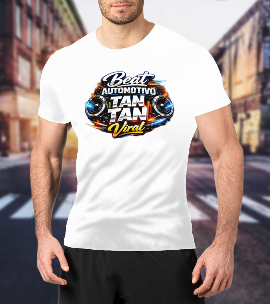 Beat Automotivo Tan Tan Tan Viral Audio Speaker Music T-Shirt