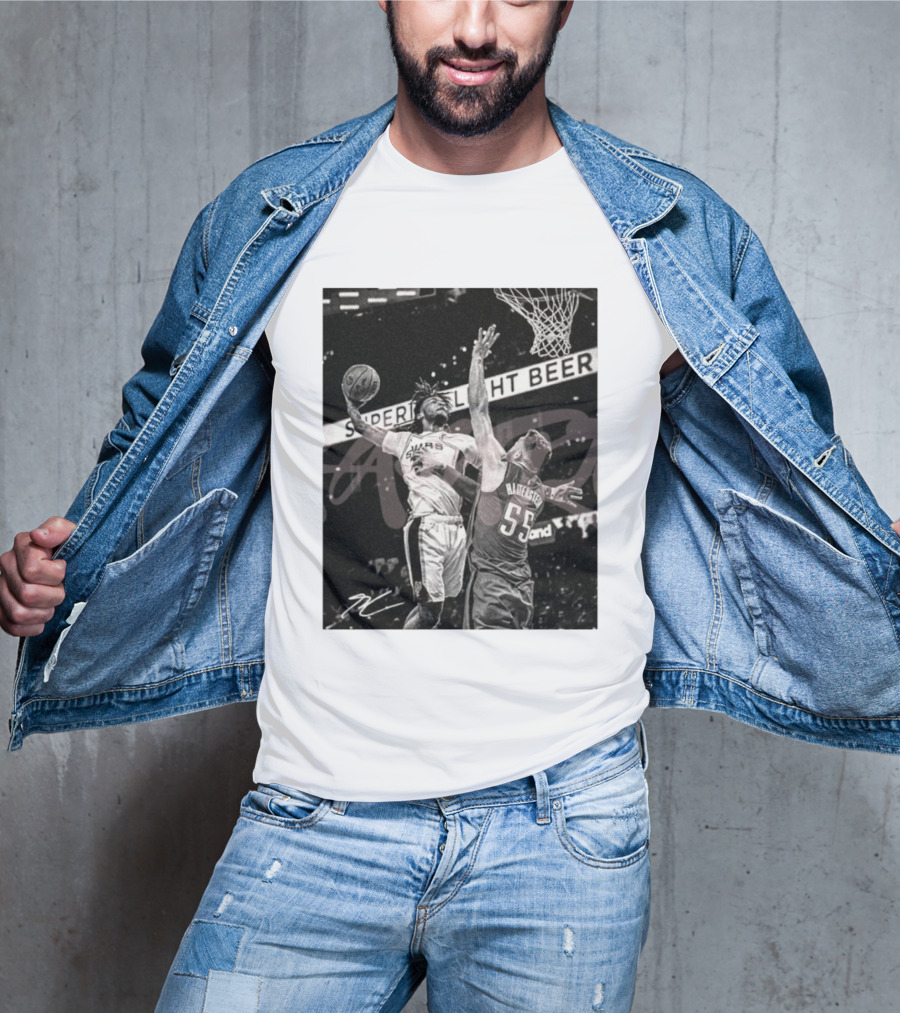 San Antonio Spurs Basketball Hartenstein 55 Player Action Photo Sport Superior Light Beer T-Shirt
