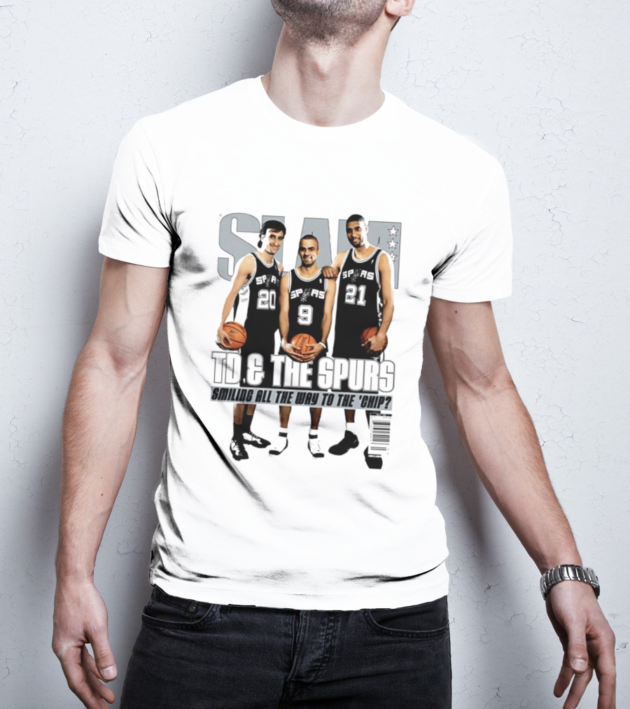 SLAM SP AS 20 9 21 TD & The Spurs Smiling All The Way To The Chip? T-Shirt