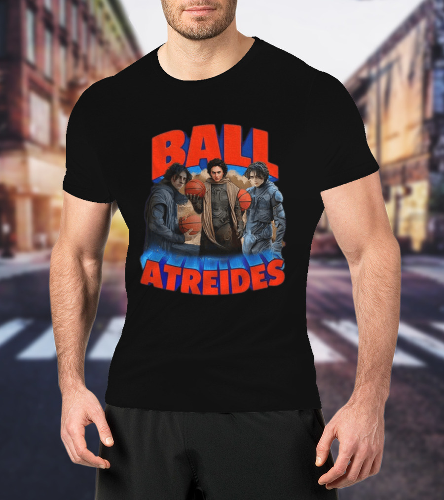 Ball Atreides Dune Timothée Chalamet New York Knicks Basketball NBA T-Shirt