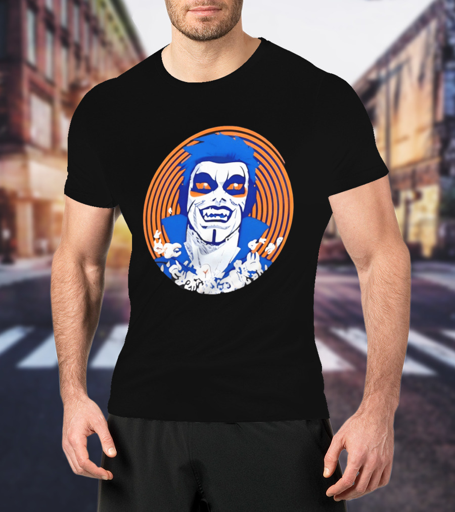 Danhausen WWE New York Knicks Basketball Uncursed Very Nice Very Evil Fan T-Shirt
