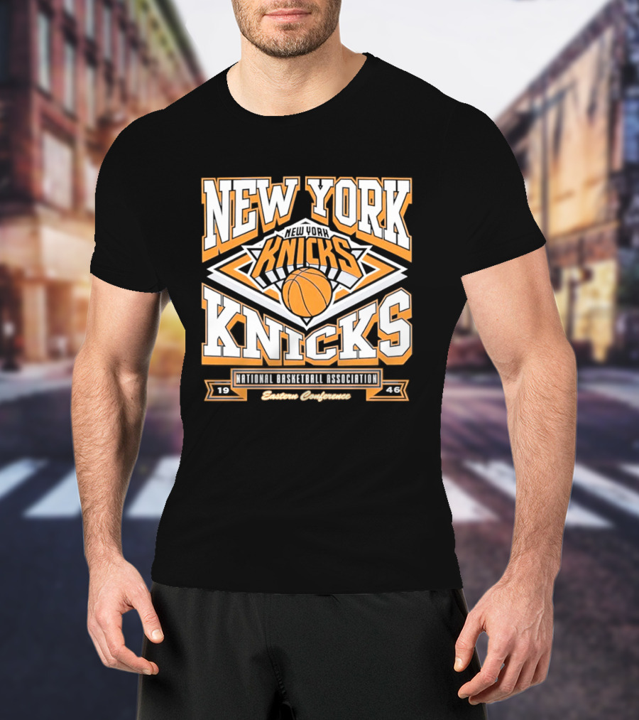 New York Knicks 1946 National Basketball Association Eastern Conference Heritage 2026 Season T-Shirt