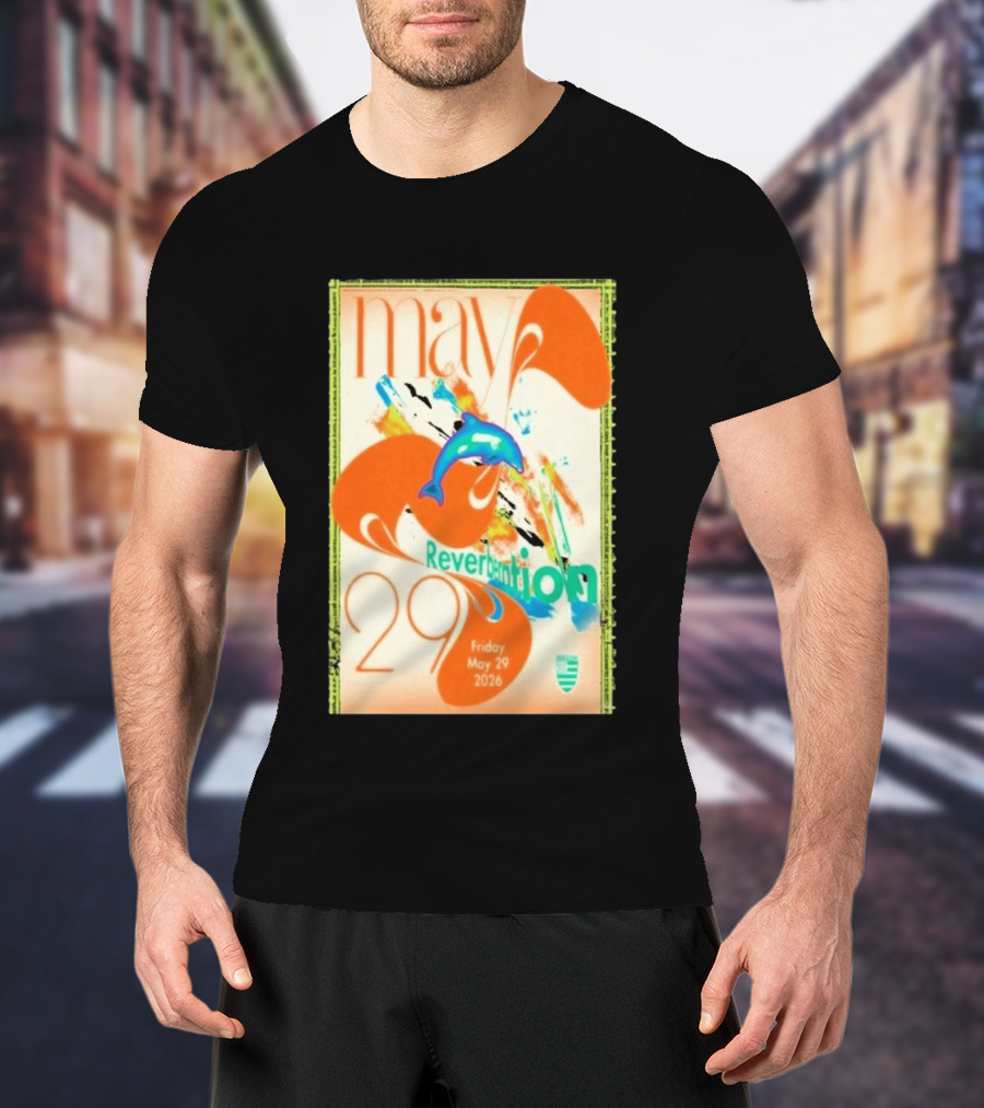 Reverberation Dolphin Event May 29 2026 Zebulon Los Angeles CA T-Shirt