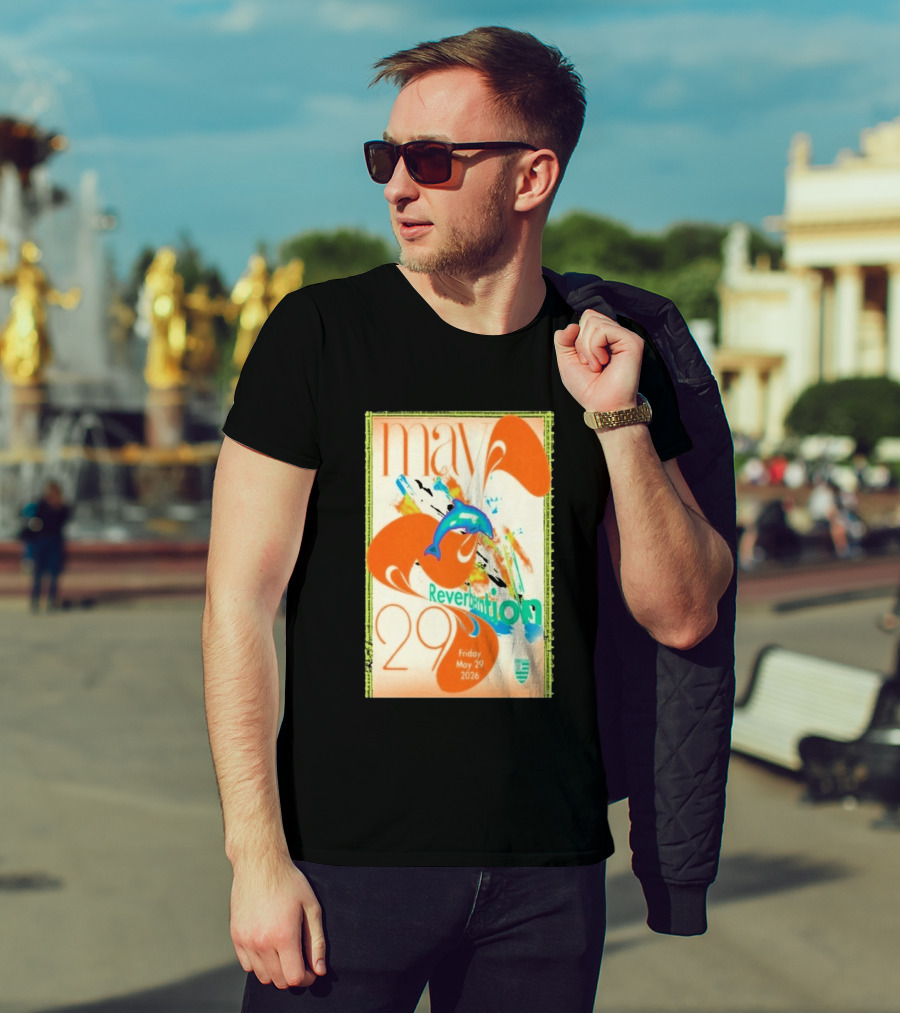 Reverberation Dolphin Event May 29 2026 Zebulon Los Angeles CA T-Shirt