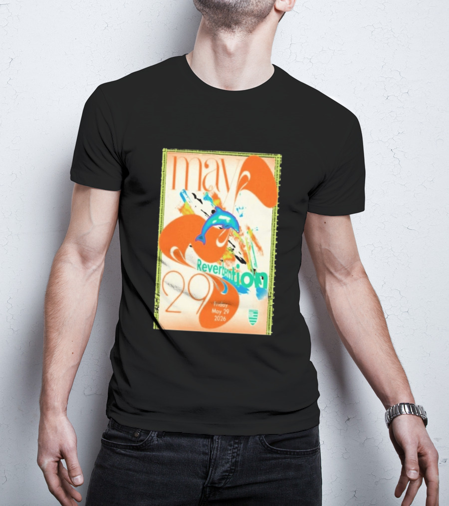 Reverberation Dolphin Event May 29 2026 Zebulon Los Angeles CA T-Shirt