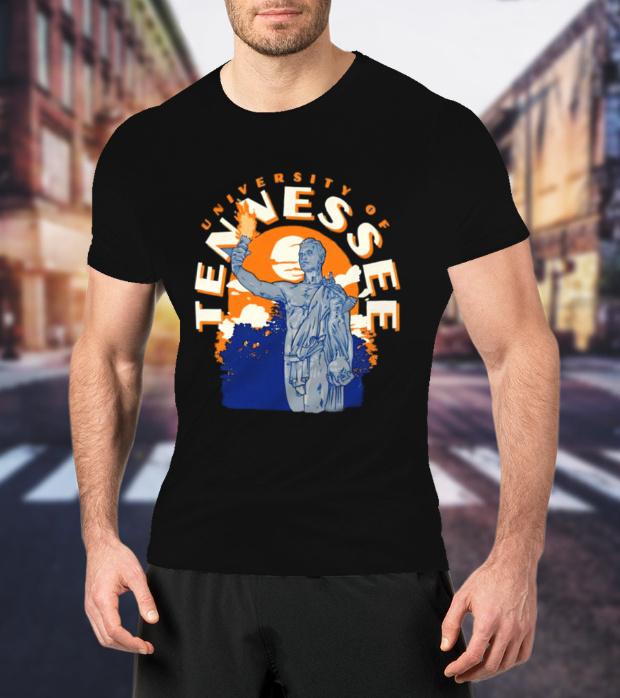 University Of Tennessee Torchbearer Sunset Scene T-Shirt