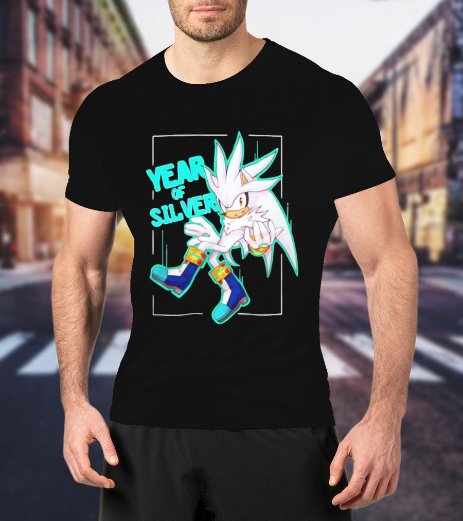 Year Of Silver Hedgehog Classic Character T-Shirt