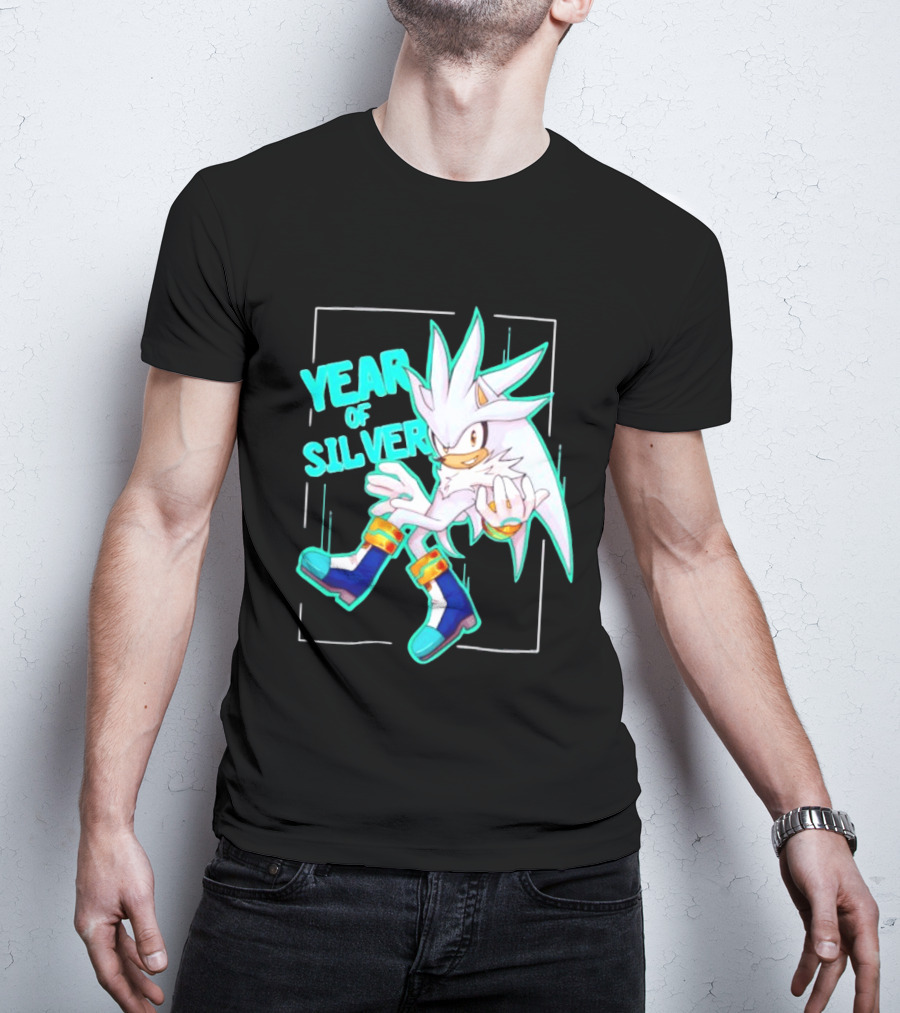 Year Of Silver Hedgehog Classic Character T-Shirt